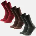 Produktbild: CLASSIC WANDER CREW SOCKEN - 3-Pack - Braun | Rot | Grün - 35-38