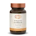 Produktbild: Schwarzer Knoblauch Kapseln I Natürliche Dosierung mit 250 mg ohne synthetische Ersatzstoffe I Fermentiert & Geruchslos (45 Stk) 100% Vegane Herstellung Deutschland I Naturheilkunde BÄRBEL DREXEL®