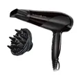 Produktbild: Remington Ionen-Haartrockner D3198 2200W schwarz, Diffusor & Stylingdüse, NEU