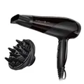 Produktbild: Remington Haartrockner Ionen [leicht, Diffusor & Stylingdüse] schwarz (2200W