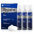 Produktbild: REGAINE Männer Schaum: 3-Monatspackung mit 50 mg/g Minoxidil, stoppt erblich bedingten Haarausfall bei Männern und regt das Haarwachstum an, 3 x 60 g