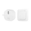 Produktbild: Smartwares Plug & Connect Home Kit für kabellose Beleuchtung bis zu 1000 Watt - Einbaumodul und Schalter, weiß, SH4-99564