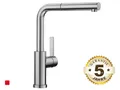 Produktbild: Hochdruckarmatur Blanco Lanora-S-F 526180 Edelstahl Gebürstet Wasserhahn HD