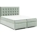 Produktbild: Boxspringbett mit Bettkasten Trinity K-9 Bonellfederkern inkl - Grün