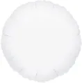 Produktbild: Folienballon rund weiß 45cm