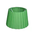 Produktbild: Lampenschirm Chintz Grün Boxplissee TL 16-13-12 Rund