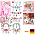Produktbild: Ostergeschenkset Mädchen 56 Teile Armbänder Basteln DIY Kreativset Geschenk