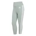 Produktbild: adidas Women's Optime Essentials Workout 3-Stripes 3/4 Leggings, Wonder Sage/white, XS