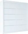 Produktbild: Easy4You B1 180 cm Weiß Schiebetüren Kleiderschrank 180x215x58 cm Schlafzimmermöbel, Aufbewahrung - Mehrzweckschrank - Farbe: Weiß
