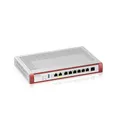 Produktbild: Zyxel USGFLEX200HP ZyWALL Hochgeschwindigkeits-Cybersicherheits-Firewall | Nur Hardware | 2x Multi-Gig 2.5G (1x PoE+) | VPN | Business Class | Bis zu 100 Benutzer | Nebula Cloud