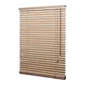 Produktbild: Ventanara® Holzjalousie 35mm Eiche weiß lasiert Holz Jalousie Jalousette Echtholz 40 x 130 cm
