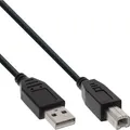 Produktbild: InLine® USB 2.0 Kabel A an B schwarz 50cm