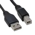 Produktbild: InLine USB 2.0 Kabel A an B schwarz - Kabel # 34550X