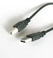 Produktbild: 50cm USB 2.0 Kabel kurz Drucker Typ A B Stecker kurz Anschlusskabel HiSpeed 0,5m