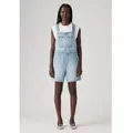 Produktbild: Levi's für Damen. 001UY-0000 Kurze Latzhose Utility blau (XS), Lässig, Baumwolle, Denim, Ärmellos / Hosenträger