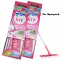 Produktbild: 2x Swiffer Bodenstab Dry+Wet Kit - insg. 16x Trocken-& 6x Nasstücher Limited Ed.