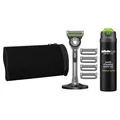 Produktbild: Gillette Labs Rasierer Herren Gold Edition 5 Ersatzklingen Rasiergel 200ml