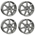 Produktbild: 4 Autec Tallin Felgen 6,5x16 4x100 SIL für BYD Dolphin Surf Aluräder
