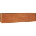 Produktbild: Furnicato Hochbeet Rostig 320x80x77 Cm Cortenstahl