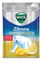Produktbild: WICK Hustenbonbons Zitrone und natürliches Menthol ohne Zucker – Wohltuendes Hustenbonbon mit Zitronensaft und Menthol für ein tiefes Atemerlebnis – 1er Pack (1 x 72 g)