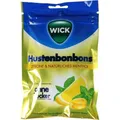 Produktbild: WICK Zitrone & nat.Menthol Bonb.o.Zucker Beutel 72 g