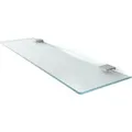 Produktbild: Tulup Glasregal Bad 40x13 cm Glasregal Bad Satiniert Glasablage Badezimmer Milchglas Badezimmer Glasablage Matt