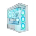 Produktbild: ARCTIC Xtender White E-ATX Gaming Gehäuse mit Seitenfenster