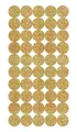 Produktbild: Rico Design Sticker Kreise, gold, 200 Stück