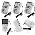 Produktbild: 3 Stück Digitaler Steckdosenthermostat 🌞Heizkühlung 🔆Temperaturregler🌡mit LCD