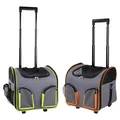 Produktbild: Pawise Trolley Tasche für Hunde bis 7 kg, 37x27x33 cm, ideal für Reisen und Auto