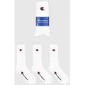 Produktbild: Champion Tennissocken 3 Pack Crew Socks (3-Paar) für sportive Aktivitäten geeignet, 3er-Pack, elastische Passform weiß 43-46