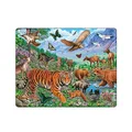 Produktbild: Larsen Puzzles FH39 Kinder Rahmenpuzzle Amur Tiger im sibirischen Sommer, 36 Teile, ab 3 Jahre, Lernspielzeug, Konzentration, Spielspaß
