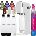 Produktbild: NEU Sodastream Wassersprudler Art White Set mit 3 Flaschen und CO2 Zylinder