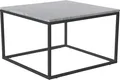 Produktbild: SIT Möbel Couchtisch mit Marmor-Tischplatte in Weiß | quadratisch | Metallgestell schwarz | B 75 x T 75 x H 48 cm | 01053-24 | Serie THIS & THAT