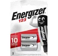Produktbild: Energizer Energizer 123 Batterie 2er Blister für Geräte. Akku Energizer 123 Batterie 2er Blister, Hochwertiges Material, leicht und tragbar