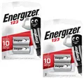 Produktbild: 4x Energizer CR123 Batterie CR17345 CR123A DL123A Lithium Photo 3V 2x2er Blister