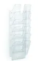 Produktbild: DURABLE Wand-Prospekthalter-Set FLEXIPLUS 6 DIN A4 6 Fächer transparent