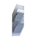 Produktbild: DURABLE Wandprospekthalter FLEXIBOXX transparent A4 hoch 6 Fächern 1709760400