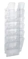 Produktbild: DURABLE Wandprospekthalter FLEXIPLUS 6 Fächer transparent für A4 hoch
