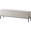 Produktbild: Selsey TV-Lowboard Bemmi 150 cm Kaschmirgrau mit Schwarzen Beinen