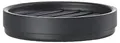 Produktbild: Zone Denmark Rim Seifenschale, Seifenablage, Aufbewahrung und Abtropfschale für Feste Seifen, Rund, Durchm. 10,8 cm, Höhe 2,3 cm, Schwarz