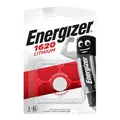 Produktbild: 1x Energizer CR 1620 3V Lithium Batterie Knopfzelle CR1620 81mAh im Blister