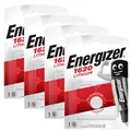 Produktbild: 4x Energizer CR 1620 3V Lithium Batterie Knopfzelle CR1620 81mAh im Blister