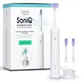 Produktbild: ZENT SoniQ+ Elektrische zahnbürste 2in1, Schallzahnbürste mit 60°-Rotationsbewegung, 5 Reinigungsmodi, ideal für empfindliche Zähne, Hohe Wasserdichtigkeit IPX7, inklusive Induktionsladegerät, Weiß