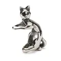 Produktbild: Trollbeads Charm Verspielte Katze aus Sterling-Silber in der Farbe Silber, TAGBE-30153