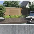 Produktbild: TeJe ELSKOP WPC Steckzaunsystem Grau 20 x 150 x 1790 mm - Grau
