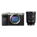 Produktbild: Sony Alpha 7C II (ILCE-7CM2) GehÃ¤use + SEL 24-105mm f/4,0 G OSS  silber