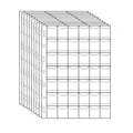 Produktbild: 420 Pockets Standard 9-Loch Münzeinlagen für Münzen, 10 Blatt (29mm X 29mm Each Pocket) CS03142