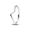Produktbild: PANDORA Timeless Polierte Welle Ring aus Sterling-Silber, Größe 54, 193095C00-54