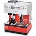 Produktbild: Quickmill Modell 0835 Retro Siebträger Espressomaschine, rot - Weiß